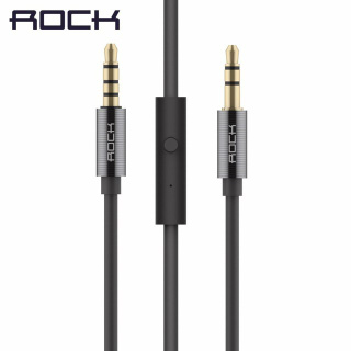 Kabel ROCK Audio mini JACK 3,5mm Wtyk AUX Mikrofon