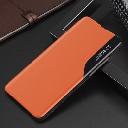 Etui Eco Leather View Case Z Klapką do Samsung Galaxy Note 10 Plus Pomarańczowy