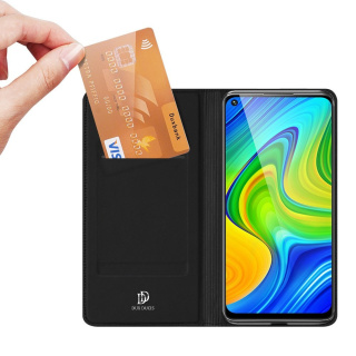 Etui z klapką DUXDUCIS Skinpro do Xiaomi Redmi Note 9 / Redmi 10X czarny