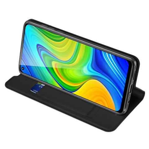 Etui z klapką DUXDUCIS Skinpro do Xiaomi Redmi Note 9 / Redmi 10X czarny