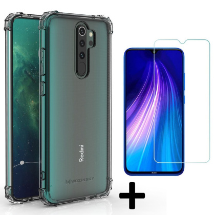 Pancerne etui Anti Shock + szkło ochronne do Xiaomi Redmi 9