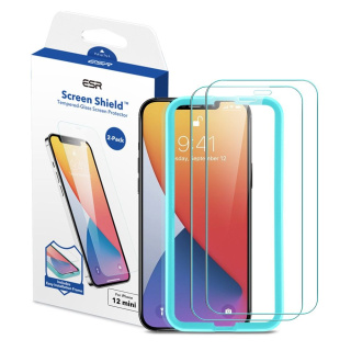 Szkło Hartowane ESR Screen Shiels 2-Pack do iPhone 12 Mini