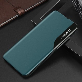 Etui Eco Leather View Case z klapką do Huawei P40 Lite E zielony