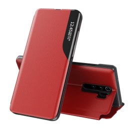 Etui Eco Leather View Case z klapką do Xiaomi Redmi Note 8 Pro czerwony