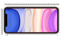 Szkło hartowane płaskie 9H do iPhone 11 Pro / iPhone XS / iPhone X