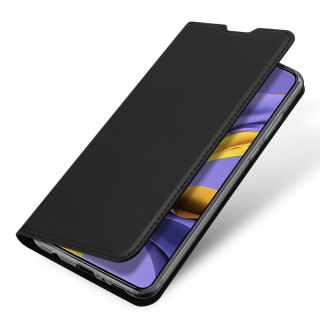 Etui z klapką DUXDUCIS Skinpro do Samsung Galaxy M11 / A11 czarny