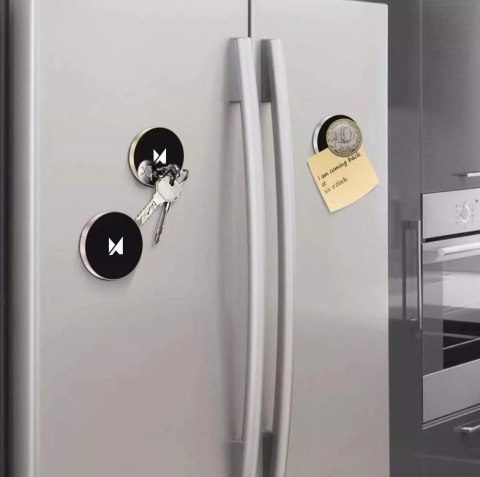 Wozinsky samoprzylepny magnetyczny uchwyt samochodowy na deskę rozdzielczą czarny (WMH-02)