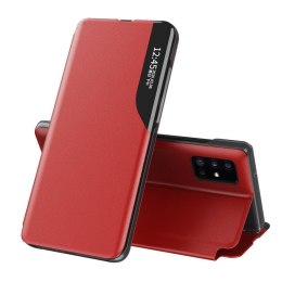Etui Eco Leather View Case Z Klapką Do Huawei P40 Czerwony