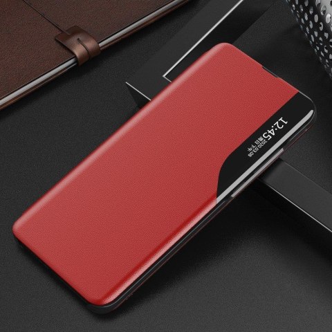 Etui Eco Leather View Case Z Klapką Do Huawei P40 Czerwony