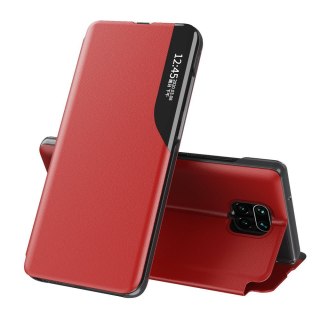 Etui Eco Leather View Case z klapką do Xiaomi Redmi Note 9 Pro / 9S czerwony