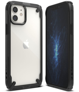 Etui Ringke Fusion X do iPhone 12 Mini Black