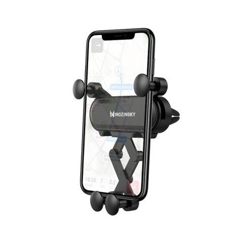 Wozinsky Gravity Car Mount grawitacyjny uchwyt samochodowy na kratkę wentylacyjną nawiew czarny (WCH-05)