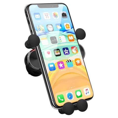 Wozinsky Gravity Car Mount grawitacyjny uchwyt samochodowy na kratkę wentylacyjną nawiew czarny (WCH-05)
