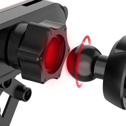 Wozinsky Gravity Car Mount grawitacyjny uchwyt samochodowy na kratkę wentylacyjną nawiew czarny (WCH-05)