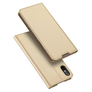 Etui DUX DUCIS Skin Pro z klapką do Xiaomi Redmi 9A złoty