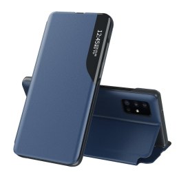 Etui Eco Leather View Case Z Klapką Do Huawei P40 Niebieski