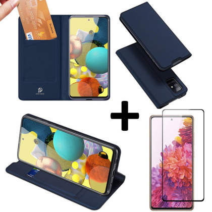 Etui DUX DUCIS + szkło do Samsung S20 FE Granatowy