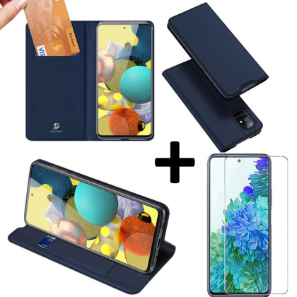 Etui DUX DUCIS + szkło do Samsung S20 FE Granatowy