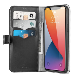 Etui Dux Ducis Kado do iPhone 12 / 12 Pro czarny + szkło płaskie