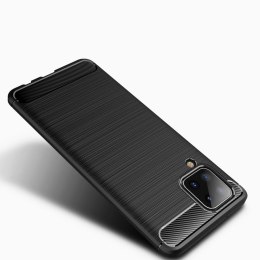 Etui Tech-protect Tpucarbon do Samsung Galaxy A12 Black