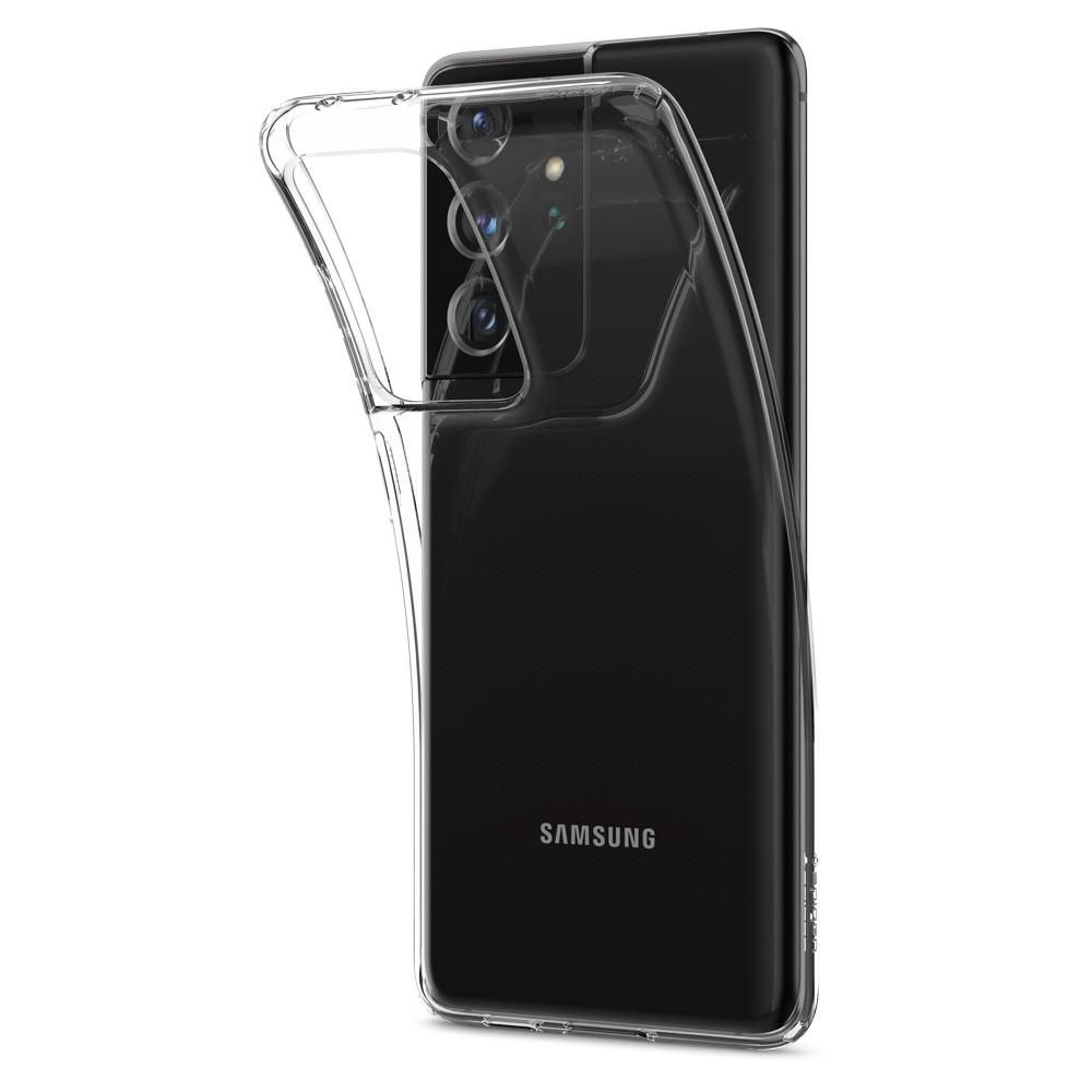 Etui Spigen Liquid Crystal do Samsung Galaxy S21 Ultra Crystal Clear