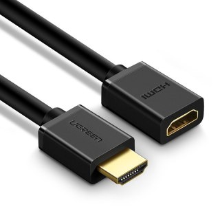 Ugreen kabel przewód adapter przejściówka przedłużacz HDMI (żeński) - HDMI (męski) 4K 10,2 Gbps 340 Mhz audio ethernet 0,5 m cza