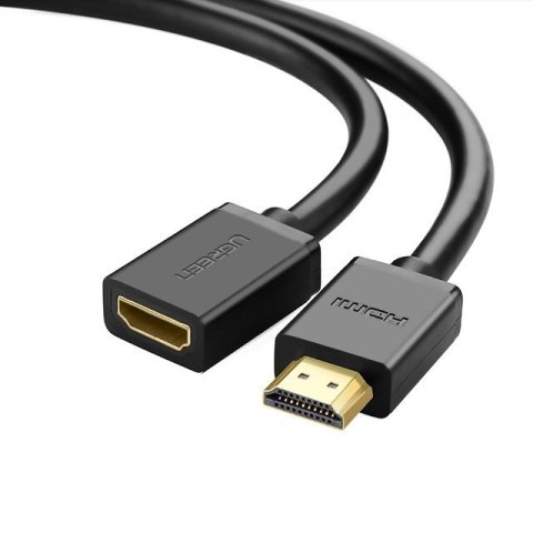 Ugreen kabel przewód adapter przejściówka przedłużacz HDMI (żeński) - HDMI (męski) 4K 10,2 Gbps 340 Mhz audio ethernet 0,5 m cza