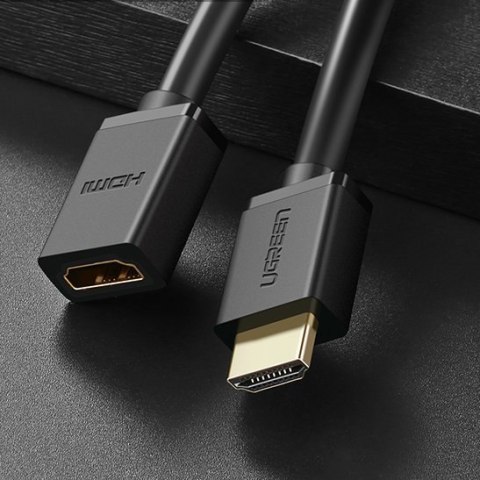 Ugreen kabel przewód adapter przejściówka przedłużacz HDMI (żeński) - HDMI (męski) 4K 10,2 Gbps 340 Mhz audio ethernet 0,5 m cza