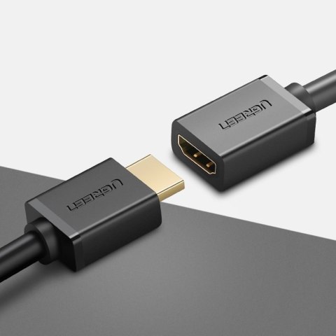 Ugreen kabel przewód adapter przejściówka przedłużacz HDMI (żeński) - HDMI (męski) 4K 10,2 Gbps 340 Mhz audio ethernet 0,5 m cza