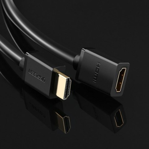 Ugreen kabel przewód adapter przejściówka przedłużacz HDMI (żeński) - HDMI (męski) 4K 10,2 Gbps 340 Mhz audio ethernet 0,5 m cza