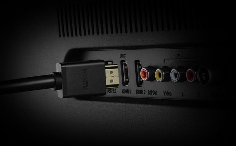 Ugreen kabel przewód adapter przejściówka przedłużacz HDMI (żeński) - HDMI (męski) 4K 10,2 Gbps 340 Mhz audio ethernet 0,5 m cza