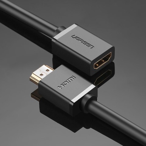 Ugreen kabel przewód adapter przejściówka przedłużacz HDMI (żeński) - HDMI (męski) 4K 10,2 Gbps 340 Mhz audio ethernet 0,5 m cza