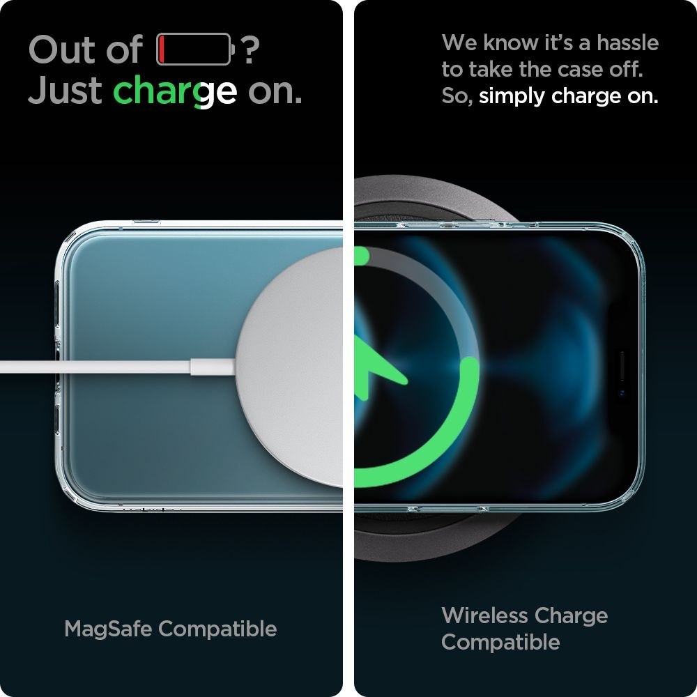 Etui Spigen Quartz Hybrid do iPhone 12 / 12 Pro Matte Clear