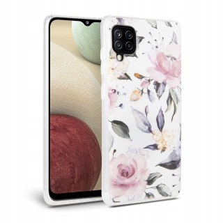 Etui Floral do Samsung Galaxy A12 White