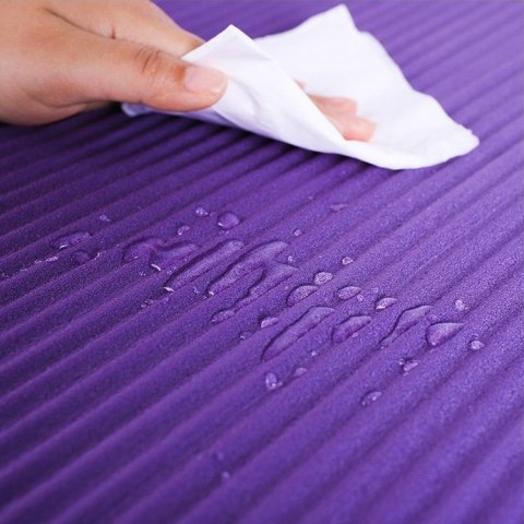 Wozinsky mata gimnastyczna do ćwiczeń 181 cm x 63 cm x 1 cm joga pilates niebieski (WNSP-BLUE)