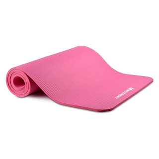 Wozinsky mata gimnastyczna do ćwiczeń 181 cm x 63 cm x 1 cm joga pilates różowy (WNSP-PINK)