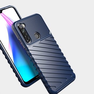 Etui Thunder Case Elastyczne Pancerne do Xiaomi Redmi Note 8T niebieski