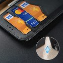 Etui Hivo Dux Ducis skórzane z klapką do iPhone 12 Pro Max niebieski