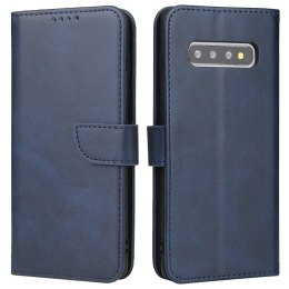 Futerał etui portfel z klapką do Samsung Galaxy S10+ (S10 Plus) niebieski