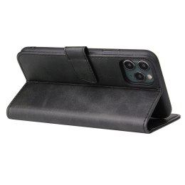 Futerał etui portfel z klapką do iPhone 11 Pro Max czarny