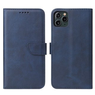 Futerał etui portfel z klapką do iPhone 11 Pro niebieski