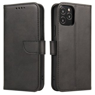 Futerał etui portfel z klapką do iPhone 12 Pro Max czarny