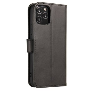 Futerał etui portfel z klapką do iPhone 12 Pro Max czarny