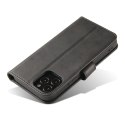 Futerał etui portfel z klapką do iPhone 12 Pro Max czarny