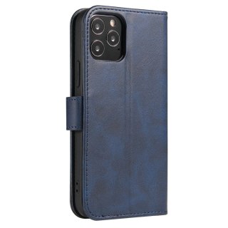 Futerał etui portfel z klapką do iPhone 12 Pro Max niebieski