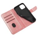 Futerał etui portfel z klapką do iPhone 12 Pro Max różowy