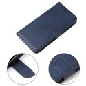 Futerał etui portfel z klapką do iPhone XR niebieski