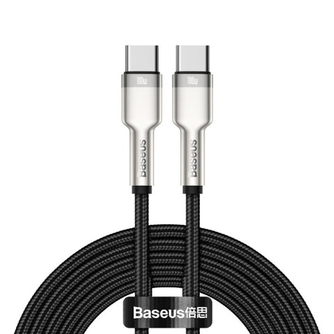 Baseus Cafule Series Metal Data Cable Type-C to Type-C 100W 2m Black
