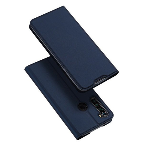 Etui Dux Ducis + szkło do Xiaomi Redmi Note 8T niebieski