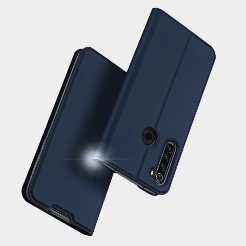 Etui Dux Ducis + szkło do Xiaomi Redmi Note 8T niebieski